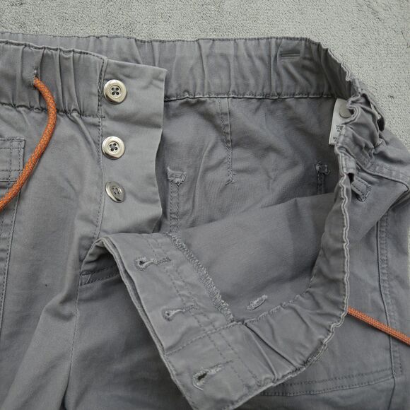 Cato Jeans Women's Size L Gray High-Rise Elastic Waist Straight Crop 26" Inseam - Picture 11 of 16